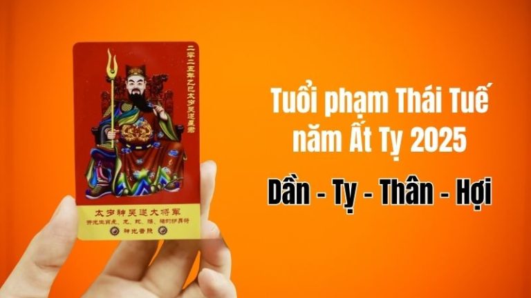 Cách giúp các con giáp phạm Thái Tuế xả xui trong năm Ất Tỵ 2025 hocala.xyz